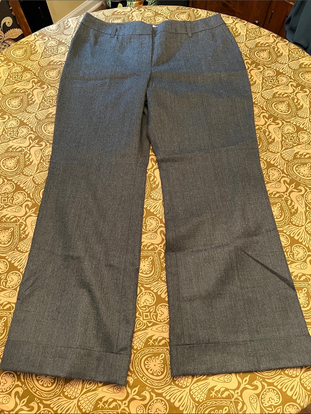 LOFT Gray Women's Tailored Trouser Pants - Julie